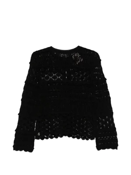Croșetat cardigan Semicouture negru