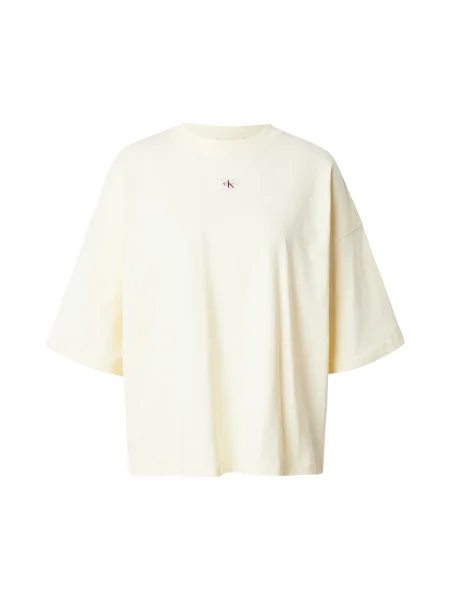 Calvin Klein Jeans Majica volneno bela