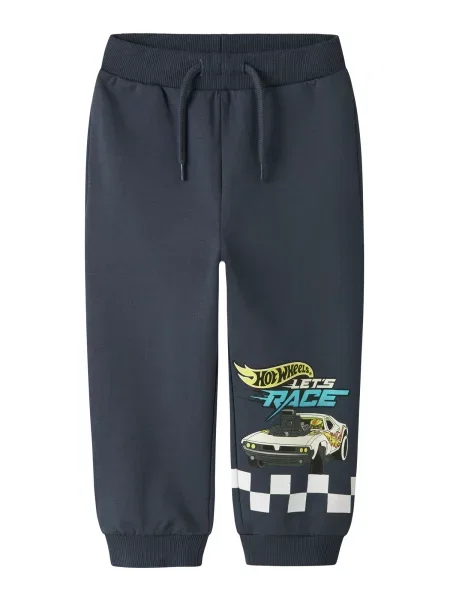 NAME IT Pantaloni turcoaz / albastru închis / verde kiwi / murdar alb