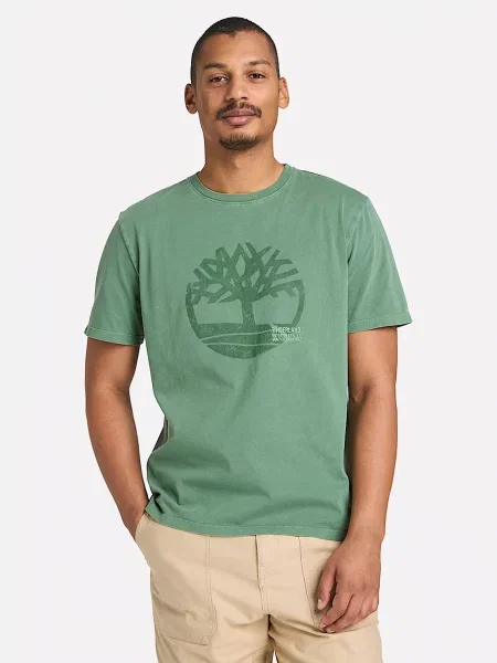 Футболка Timberland зеленая