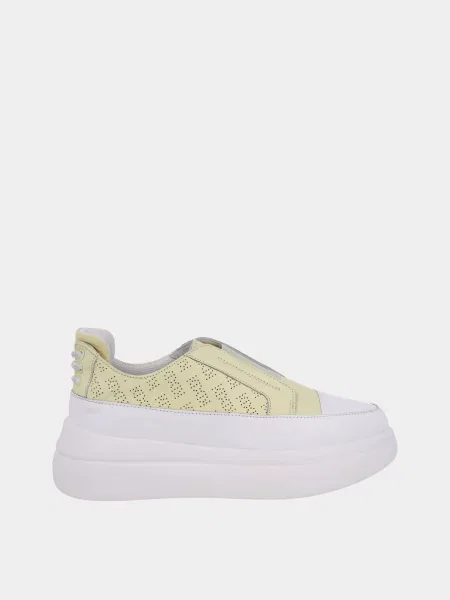 Шкіряні Кеди низькі Keddo жовтий