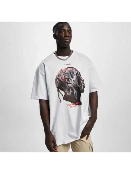 T-shirt Urban Classics Flying High Oversize Tee White L biała