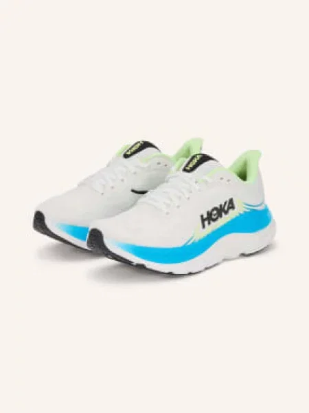 Hoka Běžecké Boty Clifton 11 / neonově žlutá / černá bílá