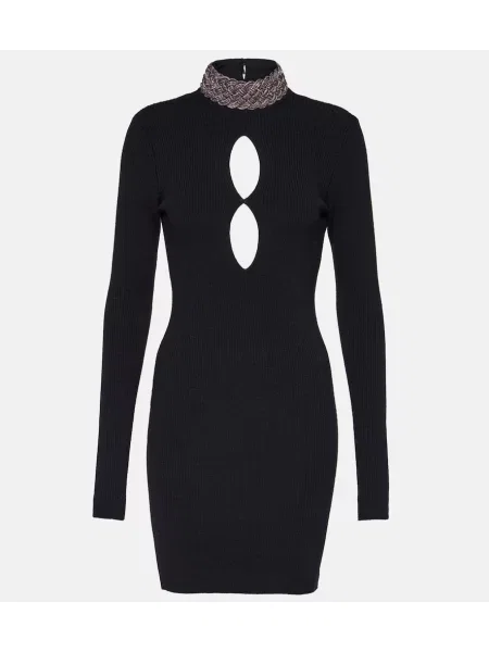 Rochie Giuseppe Di Morabito de lână negru