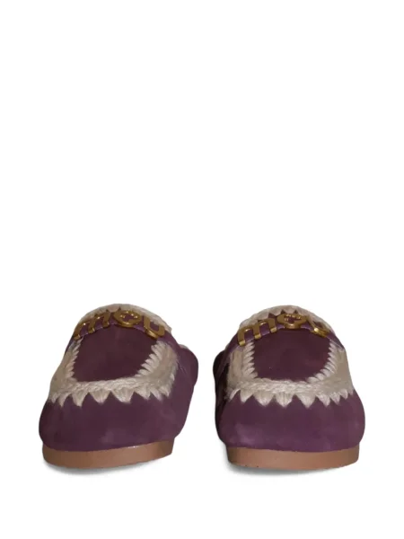 Papuci tip mules Mou violet