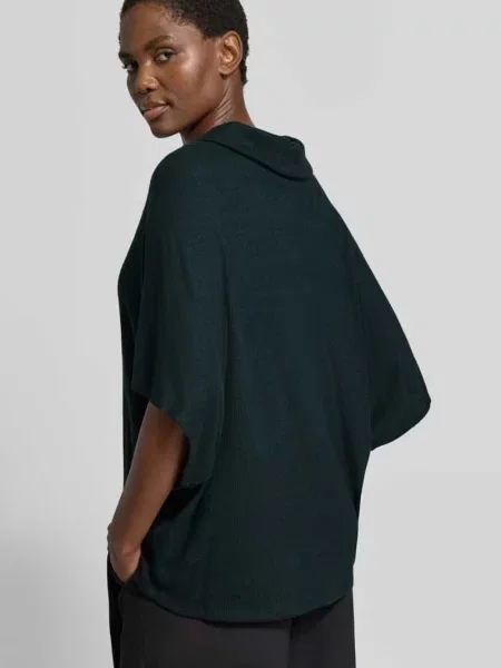 Sweter z dzianiny o kroju relaxed fit z mieszanki Apricot oliwkowy