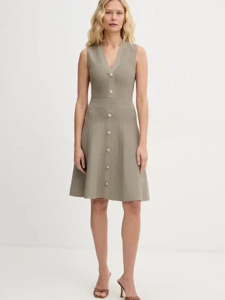 Guess sukienka AMBER zielona