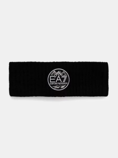 Вълнена шапка Ea7 Emporio Armani черно