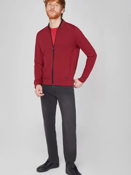 Спортивная кофта Pierre Cardin бордовая