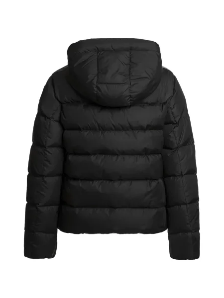 Geacă cu puf Parajumpers cu glugă negru