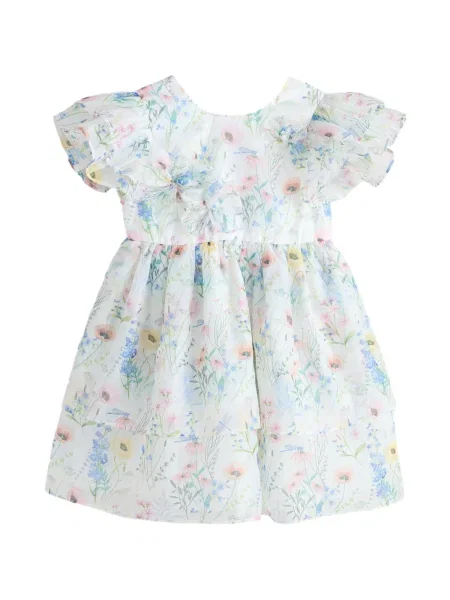 LAURA ASHLEY Rochie albastru pastel / verde pastel / roz pastel alb