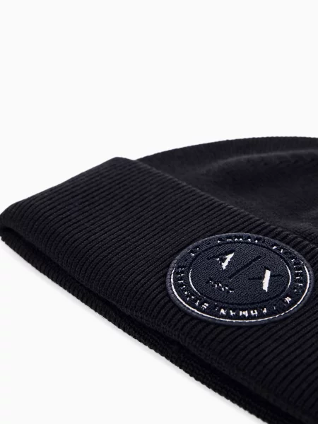 Шапка Armani Exchange синяя