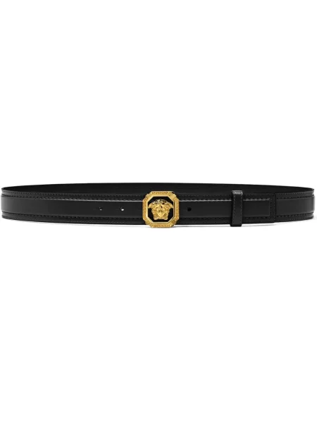 Curea Versace din piele negru