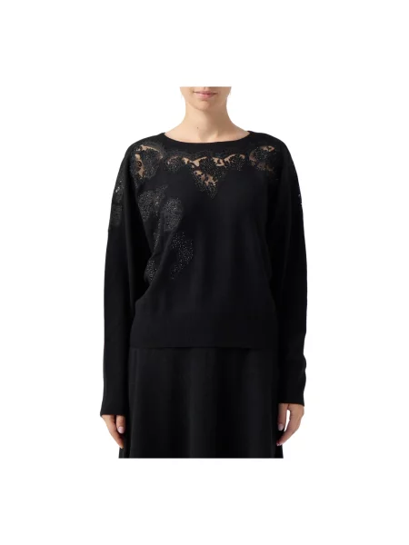 Sweter Ermanno Scervino wełniany czarny
