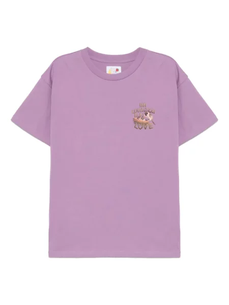 Tricou Sky High Farm cu imagine violet