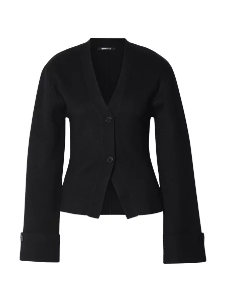 Gina Tricot Geacă tricotată negru