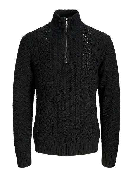 JACK & JONES Pulover JJPAUL' negru
