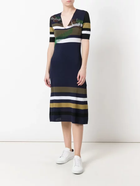 Rochie Kenzo cu dungi albastru