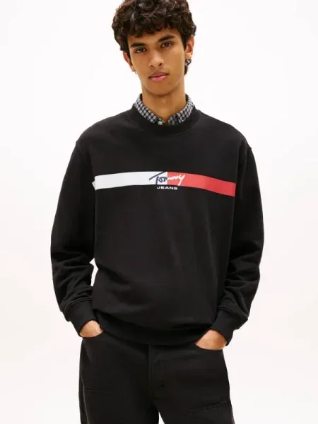 Tommy Jeans Hanorac negru