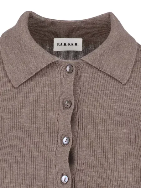 Gulerat tricou polo P.a.r.o.s.h. maro