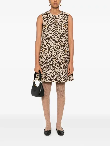 Geacă Valentino Garavani cu imagine cu model leopard