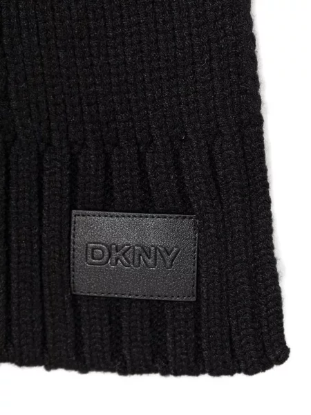 Fular Dkny tricotate negru