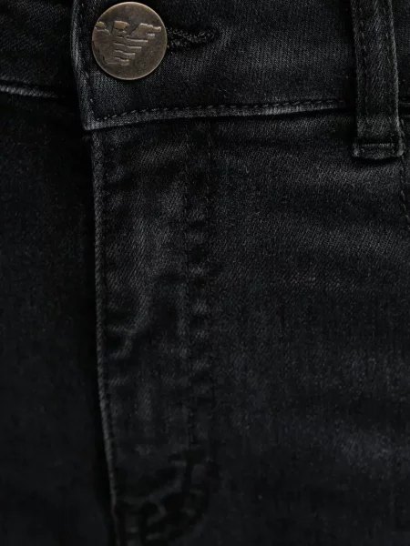 Τζιν kαμπάνα Emporio Armani με κέντημα μαύρο