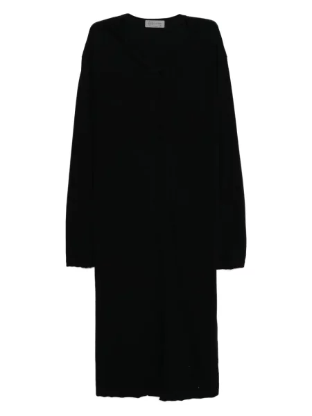 Palton Yohji Yamamoto din jerseu negru