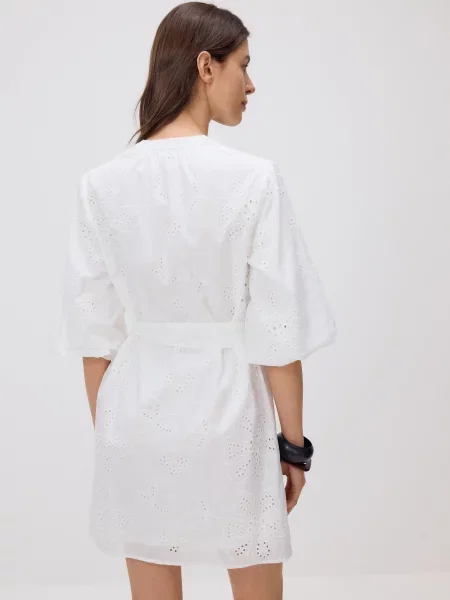 Reserved Ажурна мінісукня білий
