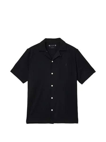 Gulerat cămașă Allsaints negru