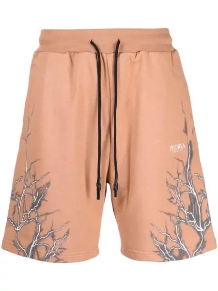 Шорти Phobia с принт оранжево