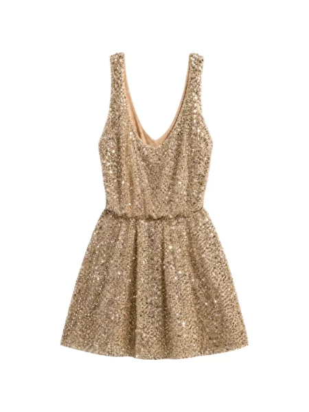 Rochie mini Bronx & Banco cu paiete cu decolteu în V