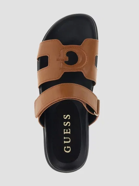 Шлепанцы Guess коричневые