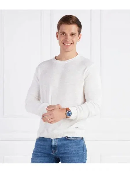 Joop! Pulover Mendor | cu adaos de in alb