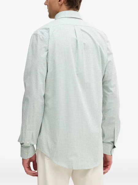 Șapcă Polo Ralph Lauren în carouri din țesătură twill cu imagine alb