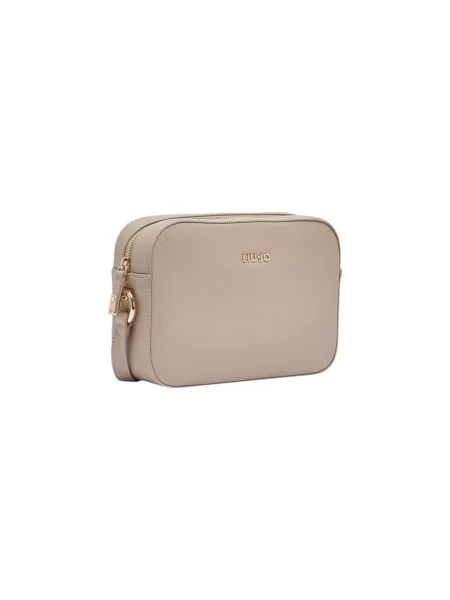 Crossbody kabelka Liu Jo z ekologickej kože béžová
