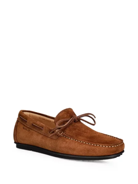 Pantofi loafer Gant cu funde maro