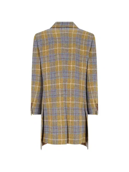 Pledas paltas Vivienne Westwood tvido geltona