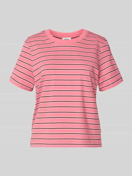 Męski t-shirt o kroju regular fit z czystej bawełny S.oliver Red Label