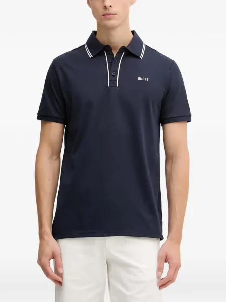Tricou polo Guess albastru