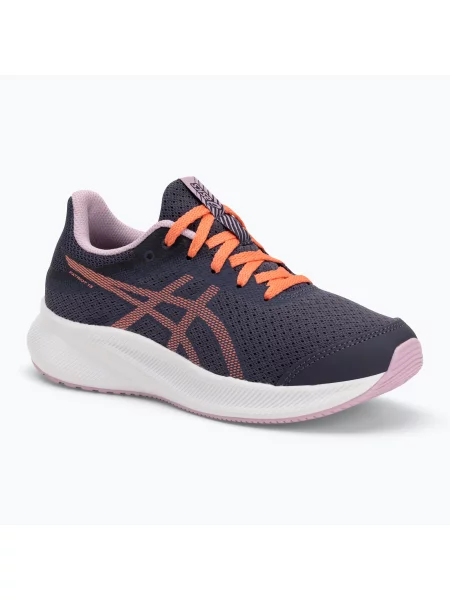 Детски обувки за бягане ASICS Patriot 13 GS indigo fog/papaya синьо
