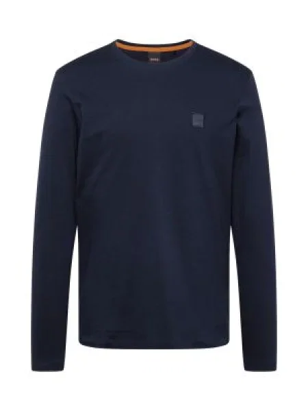 BOSS Orange Tricou Tacks închis albastru