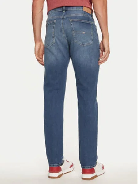 Tommy Jeans Džínsy Ryan Tmavomodrá Straight Fit modrá