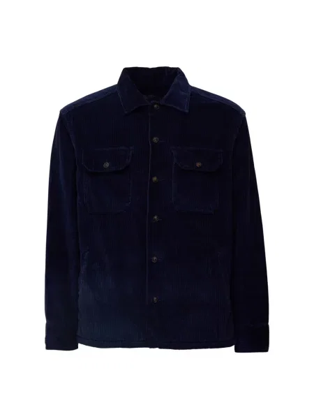 Koszula Polo Ralph Lauren wełniana casual niebieska