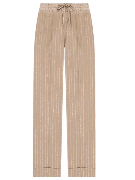 Pantaloni Twinset alb