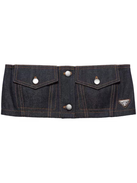 Top Prada albastru