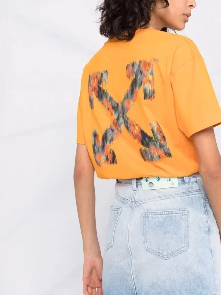 Tricou Off-white cu imagine alb