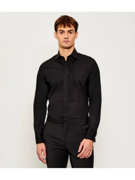 Calvin Klein Cămașă | stretch negru