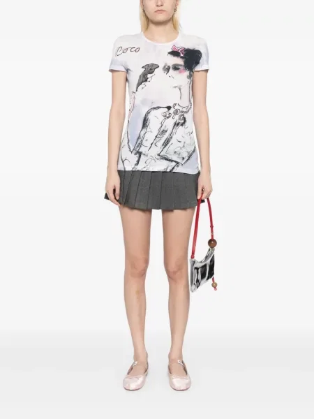 Krátký top Chanel Pre-owned modrý
