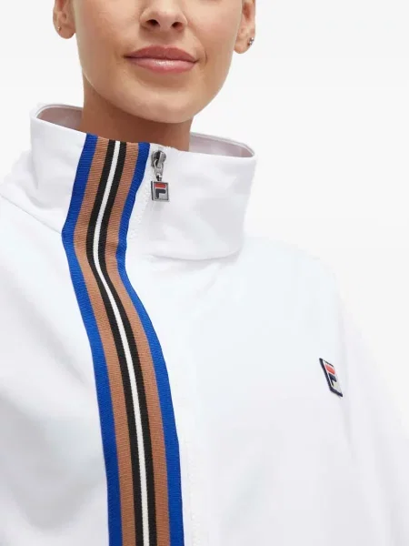 Top Fila cu dungi alb